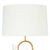 Regina Andrew Monarch Steel Oval Table Lamp, Gold For Sale - Image 4 of 8
