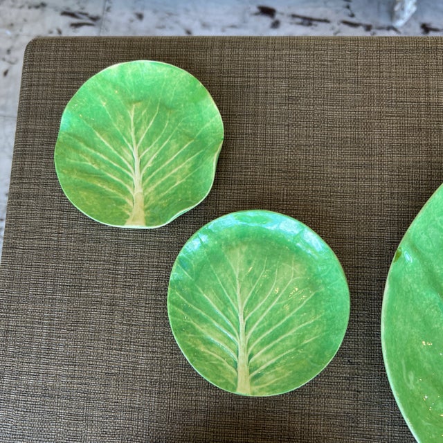 Mid 20th Century Dodie Thayer Lettuce Ware - 10 Pieces For Sale - Image 4 of 12
