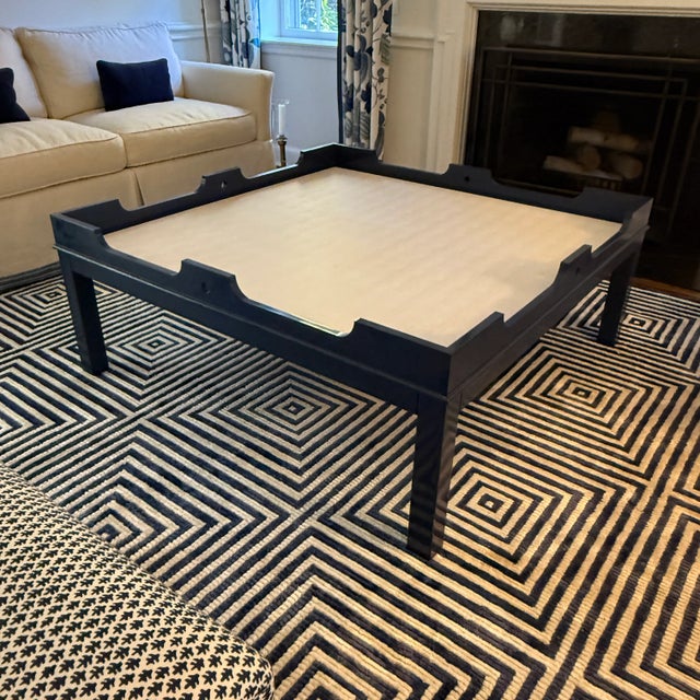 Oomph Fairfield 48” Coffee Table This statement table is the perfect size for today's larger spaces. Blue finish with...