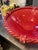 Vintage Tomato Red Articulated Rope Edge Decorative Bowl Made in Italy For Sale In Atlanta - Image 6 of 8