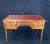 French Louis XVI Inlaid Burled Walnut Desk With Embossed Leather Top For Sale - Image 13 of 13