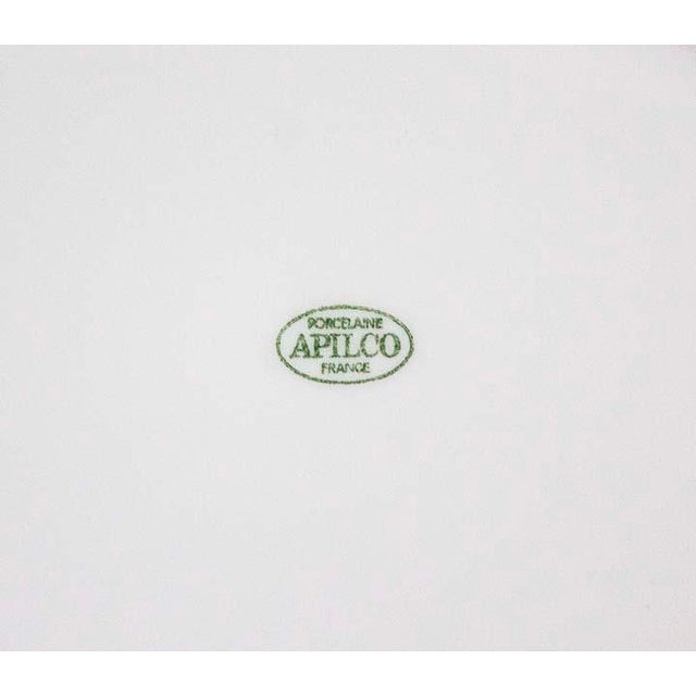 Apilco Classic Whiteware Porcelain Dinner Plates Made in France - Set of 3 For Sale In Las Vegas - Image 6 of 6