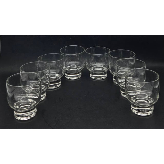 1960s Federal Glass "Stockholm" Tumblers by Eva Zeisel, Set of 8 For Sale In Miami - Image 6 of 11