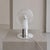 White 1970s Italian Headlight Murano Glass Table Lamp by Carlo Nason for Mazzega For Sale - Image 8 of 9
