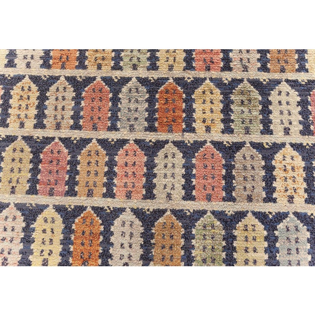 Doris Leslie Blau Rare Vintage Swedish 'Townhouse' Rug For Sale In New York - Image 6 of 9
