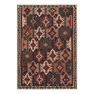 Early 20th Century Caucasian Kuba Kilim