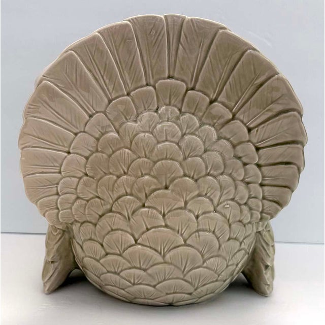 1940s 1940s Mid Century Modern Ceramic Turkey Tureen For Sale - Image 5 of 7