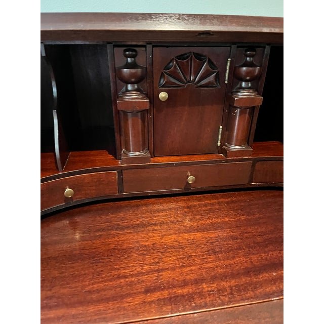 1920s Maddox Mahogany Slant Front Secretary Desk For Sale - Image 5 of 9