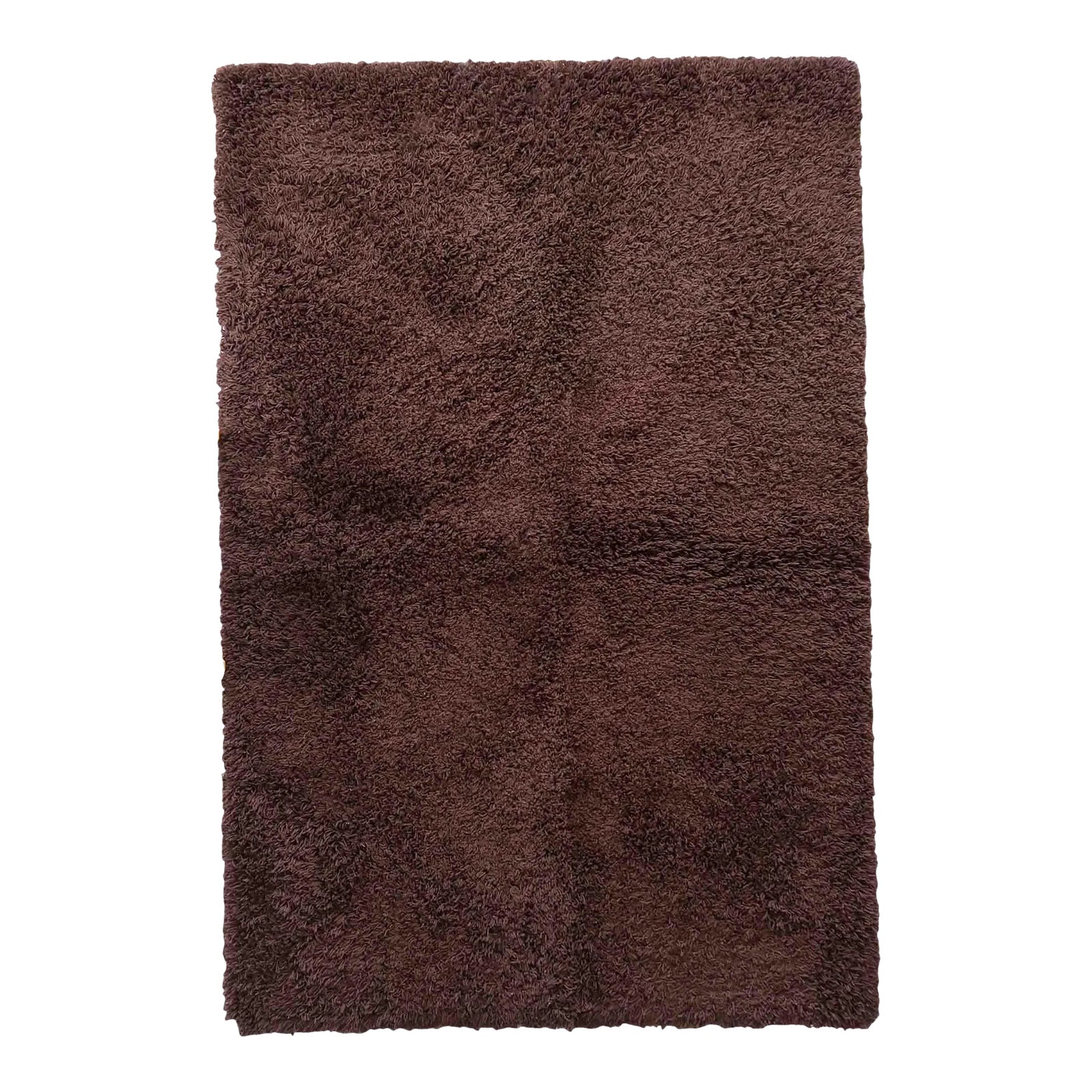1970s Vintage Swedish Shag Rug 4.6' X 6.8' | Chairish