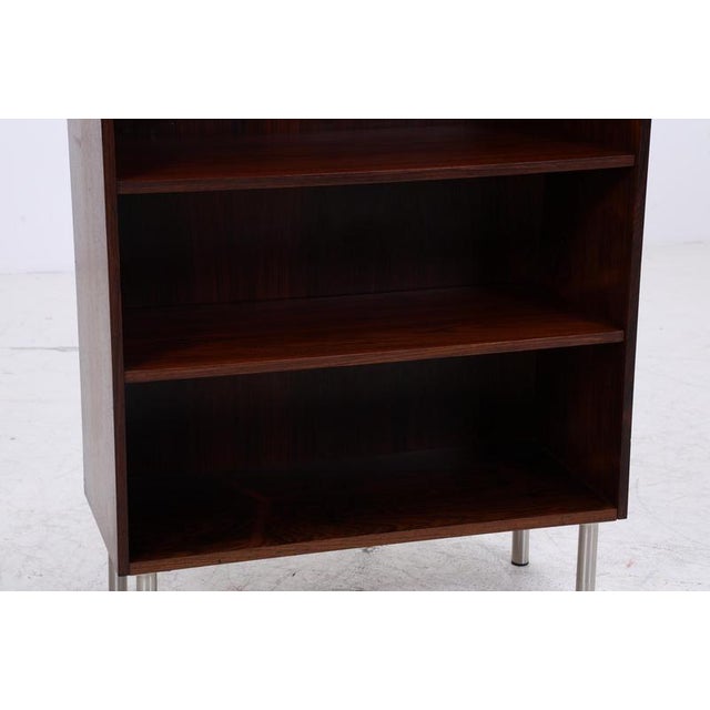 Brown Vintage Rosewood Bookcase, 1960s For Sale - Image 8 of 15