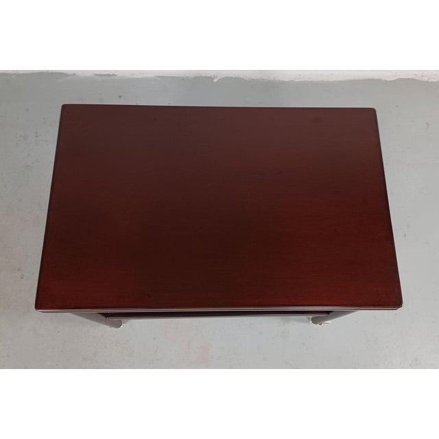Ole Wanscher Fully Restored Rungstedlund Mahogany Multifunctional Side Table by Ole Wanscher, 1960s For Sale - Image 4 of 12