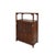 Chinese Chinese Open Carving Narrow Wood Grain Brown Side Table Cabinet For Sale - Image 3 of 11