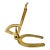 Vintage Brass Farrier Hoof Gauge – Equestrian Desk Object Paperweight For Sale