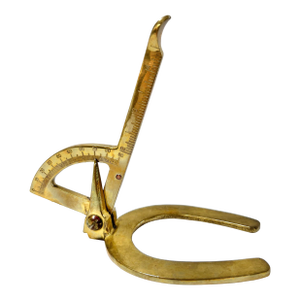 Vintage Brass Farrier Hoof Gauge – Equestrian Desk Object Paperweight