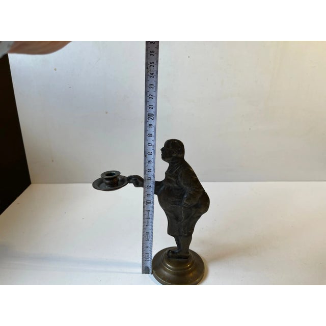 Bronze Candleholder, 1930s For Sale - Image 6 of 8