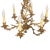 Antique Gilded Bronze 6 Light Chandelier For Sale - Image 4 of 15