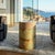 Beige Marble and Green Onyx Side Table by Forzini For Sale - Image 10 of 10