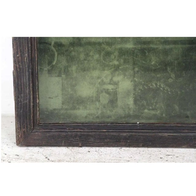 Mid 20th Century European Wall Mount Wood Vitrine Showcase For Sale In Atlanta - Image 6 of 9