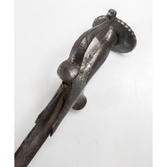 18th Century Indian Mughal Period Steel Tulwar Sword For Sale - Image 14 of 18