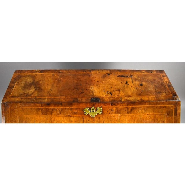 George I Figured Walnut Bureau, 1730 For Sale - Image 6 of 9