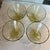 Glass 1930s Vintage Madrid Amber Footed Sherbert Cups-Set of 4 For Sale - Image 7 of 7