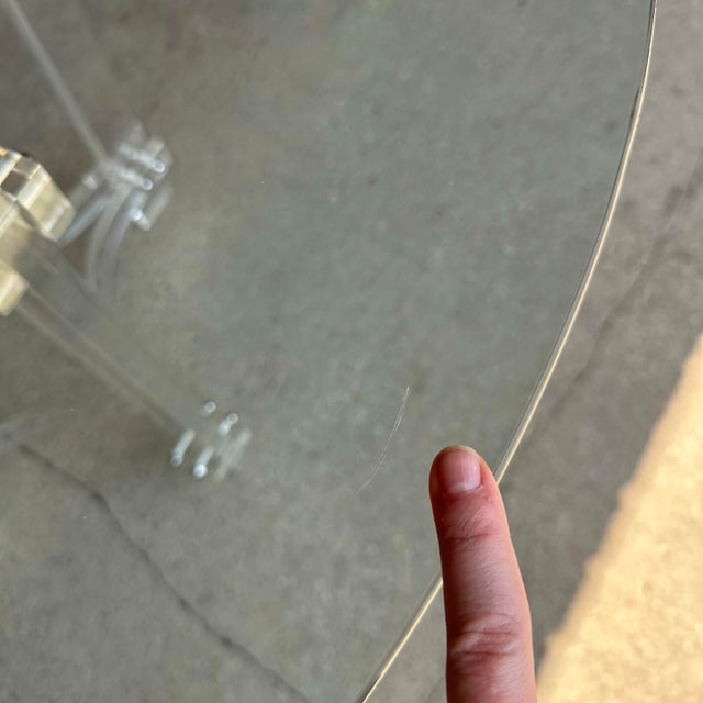 Plastic Lucite Dining Set by Charles Hollis Jones Mid-Century Modern For Sale - Image 7 of 12