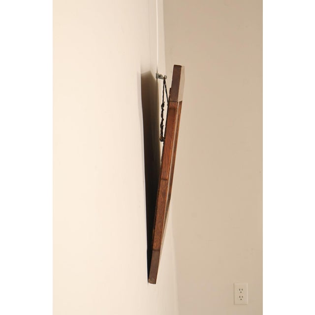 Early 20th Century L. & J.G. Stickley Arts And Crafts Oak Wall Mirror For Sale - Image 5 of 18