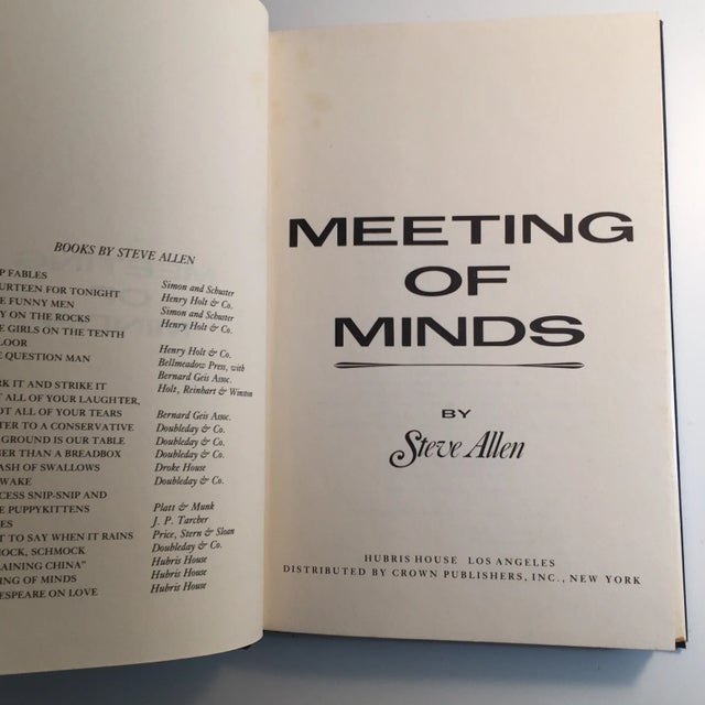 Traditional Meeting of Minds by Steve Allen 1978 For Sale - Image 3 of 10
