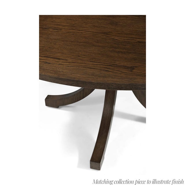 Crafted in oak and finished in a medium Brownstone finish, this piece blends traditional craftsmanship with a coastal-...