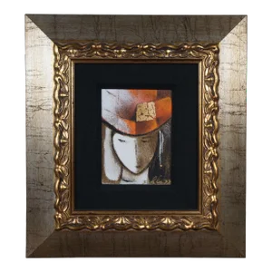 David Schluss Mystique Ginger Embellished Serigraph Portrait on Canvas 1/99