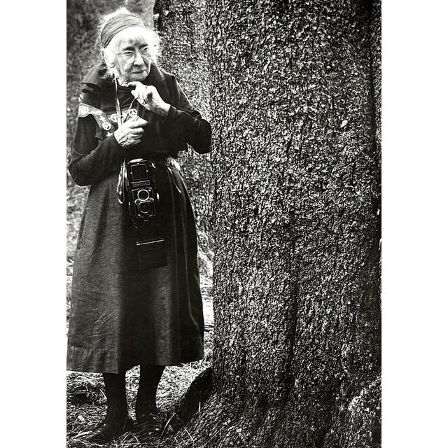 Signed Judy Dater Imogen and Twinka at Yosemite Original 1979 Imogen Cunningham: A Portrait Poster For Sale - Image 4 of 11