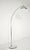 Metal Mid-Century Modern Italian Chromed Brass and Acrylic Glass Arch Floor Lamp, 1970s For Sale - Image 7 of 18