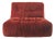 Mambo Red Velvet Chair by Lorenza Bozzoli For Sale