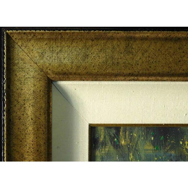 Impressionist Robert Hagan "Letting Down the Nets" Original Oil Hand Signed Custom Framed For Sale - Image 3 of 4