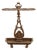 19th Century Cast Iron Fleur-De-Lis 4-Division Umbrella Stand For Sale