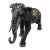 Vintage Patinated Bronze Elephant Sculpture For Sale