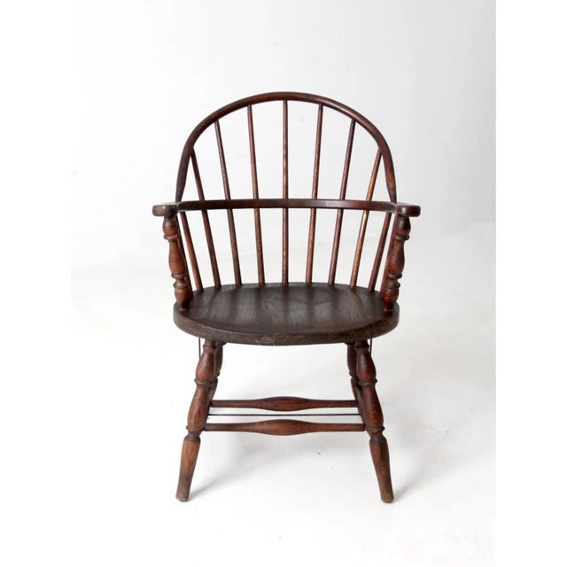 Late 19th Century Antique Windsor Chair For Sale - Image 5 of 12