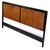 Modern John Stuart and Mount Airy Modern King Size Bed Headboard Walnut and Dark Wood For Sale - Image 3 of 8