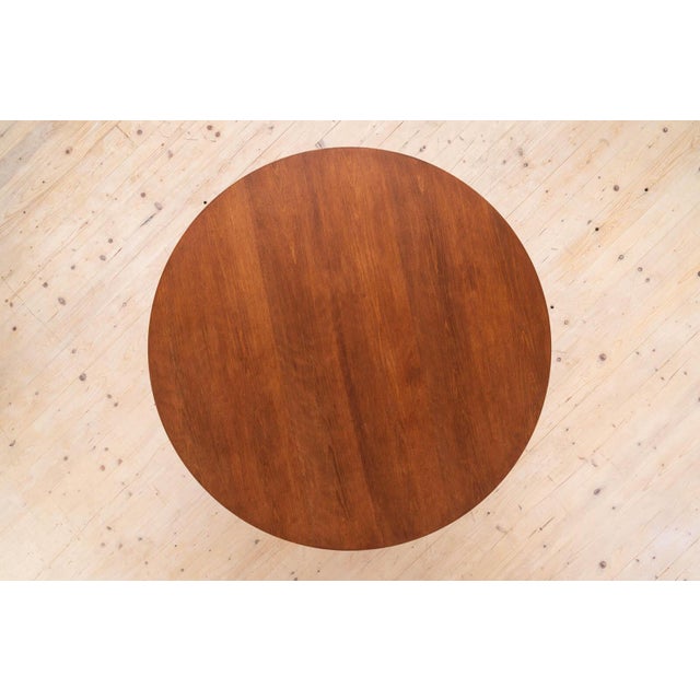 Mid-Century Modern Mid-Century Modern Round Dining Table from Dřevotvar Jablonné Nad Orlicí, Former Czechoslovakia, 1960s For Sale - Image 3 of 5