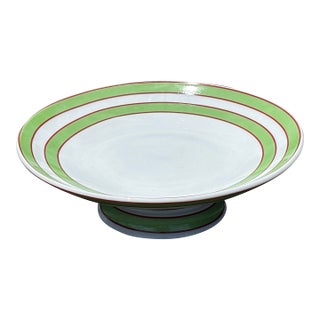 Mid 20th Century Mid-Century Modern English Market Pedestal Cake Plate / Platter For Sale
