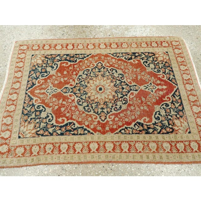 Early 20th Century Galerie Shabab Collection Early 20th Century Persian Tabriz Hagi Jalili Rug For Sale - Image 5 of 7