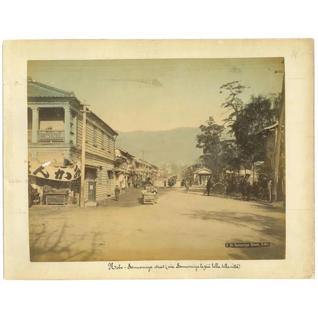 Ancient Views of Kobe is an original vintage albumen print on single cardboard: 26 x 34 cm. They were realized between the...