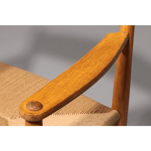 Dining Chairs in Oak with New Papercord by Hans J. Wegner for Carl Hansen, 1960, Set of 6 For Sale - Image 11 of 13