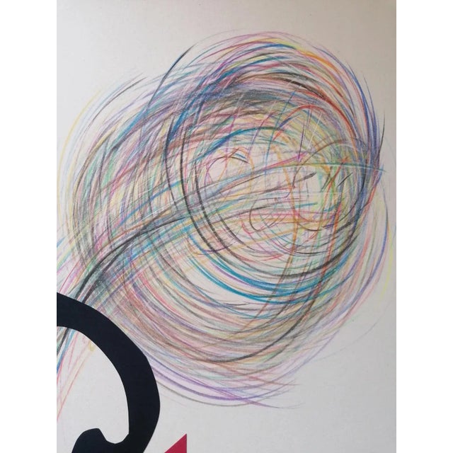 Farfy 2023 collage pastel paper 100x140x1 collage acrylic drops on paper composition extracted from animals face person...