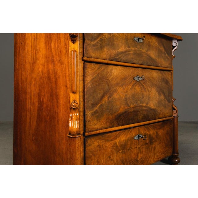 Brown Louis Philippe Chest of Drawers, 1800s For Sale - Image 8 of 18