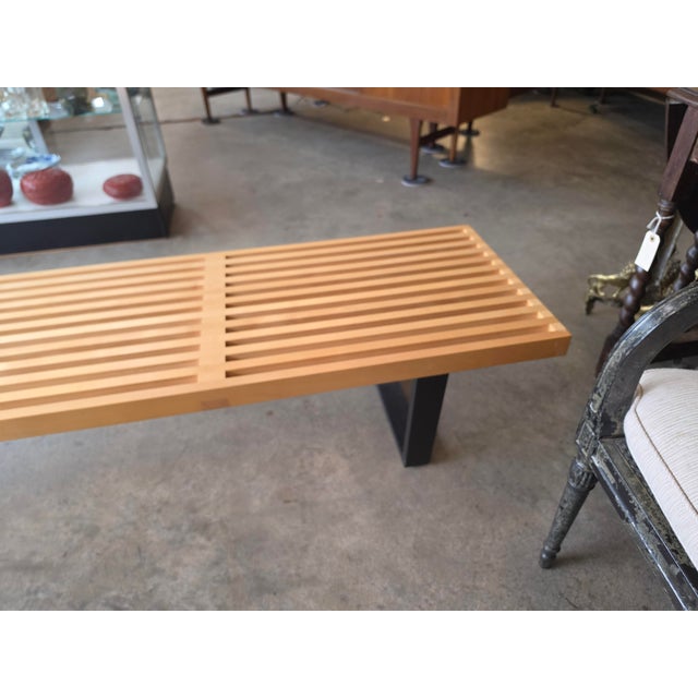 George Nelson for Herman Miller Slat Bench For Sale In Charleston - Image 6 of 16