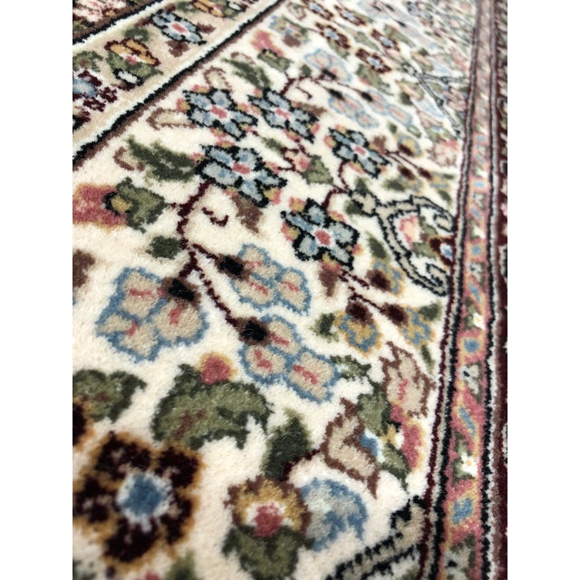 Handwoven Indian Agra Style Area Rug 8'0"×10'0" For Sale In Dallas - Image 6 of 12