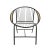 2010s Retro Ring Black Iron Outdoor Chair For Sale - Image 5 of 5