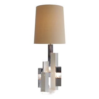 Table Lamp Cubic by Gaetano Sciolari, 1965 For Sale