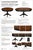 Cabin 20th Century Colonial Revival Pedestal Dining Table | Old Town Chapel™ Aged Hickory | Extending 42” Round to 54” Oval For Sale - Image 3 of 8